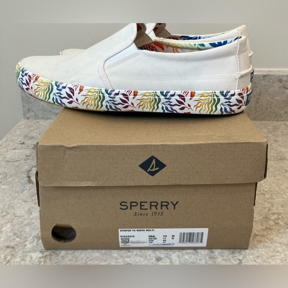 SPERRY STRIPER TG CANVAS LOAFERS - Picture 3 of 6